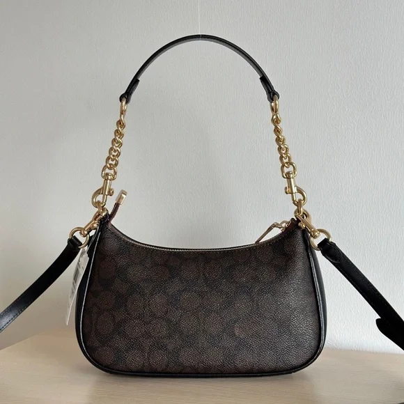 coach Teri Shoulder Bag In Signature Canvas - Picture 2 of 7